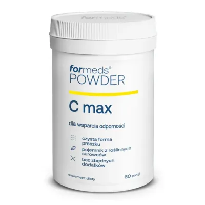 Витамин C ForMeds Powder C Max, с витамином D и цинком, порошок, 60 порций