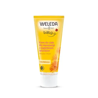 Крем для тела Weleda Baby Calendula, для младенцев, с календулой, 75 мл