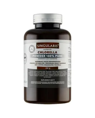 Хлорелла в порошке Singularis Superior Chlorella, без консервантов, 250 г