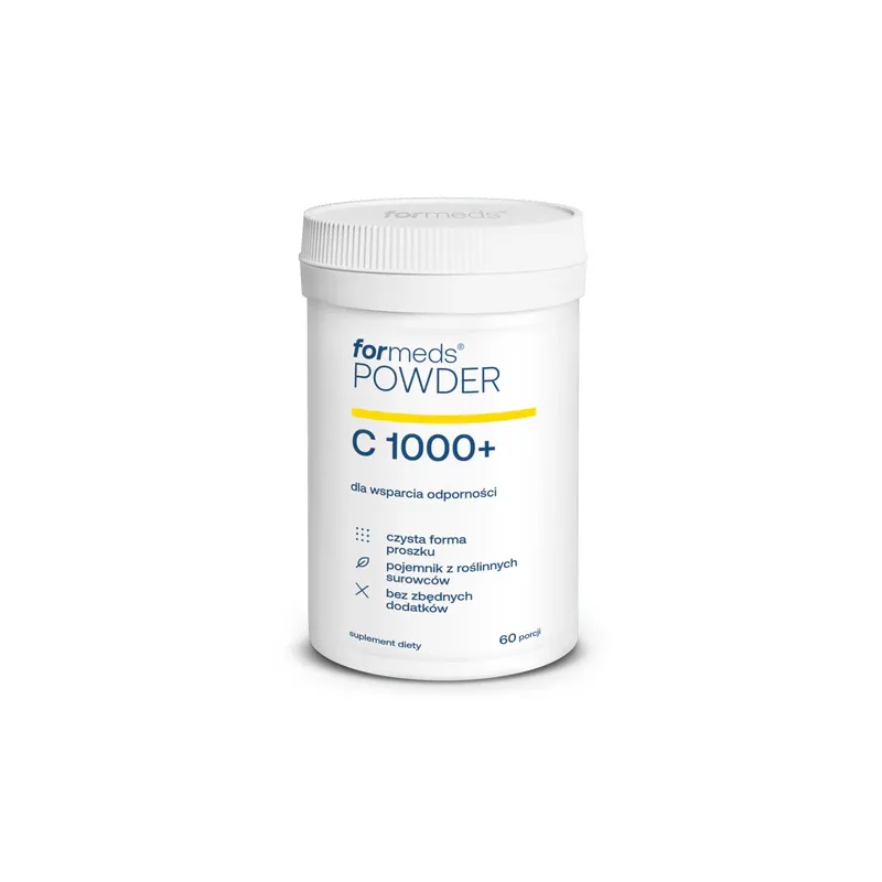 Витамин C ForMeds Powder C 1000+, с цитрусовыми биофлавоноидами, порошок, 60 порций