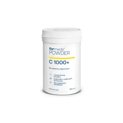Витамин C ForMeds Powder C 1000+, с цитрусовыми биофлавоноидами, порошок, 60 порций