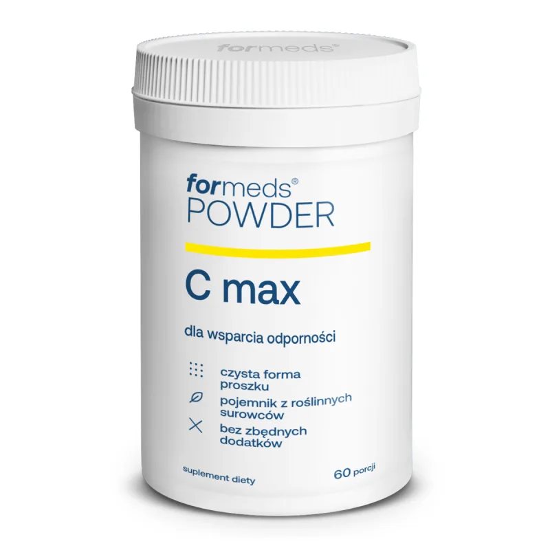 Витамин C ForMeds Powder C Max, с цинком и витамином D, порошок, 60 порций