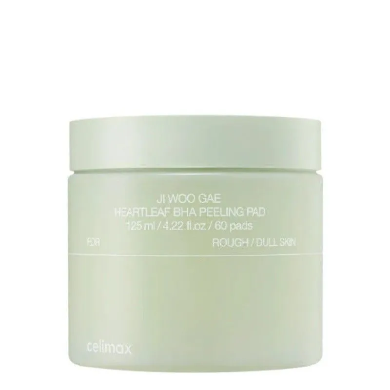 Пэды для лица Celimax Heartleaf BHA Peeling Pad отшелушивающие, с BHA-кислотой, 60 шт