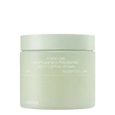 Пэды для лица Celimax Heartleaf BHA Peeling Pad отшелушивающие, с BHA-кислотой, 60 шт