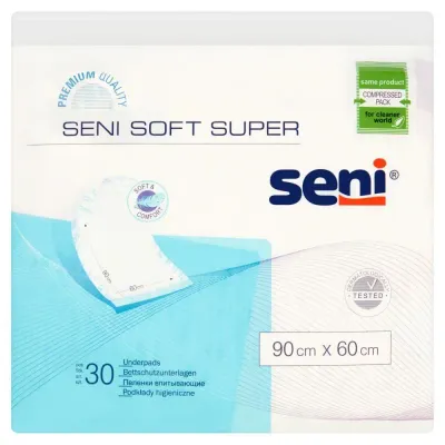 Гигиенические пелёнки Seni Soft Super, 90 x 60 см, 30 шт