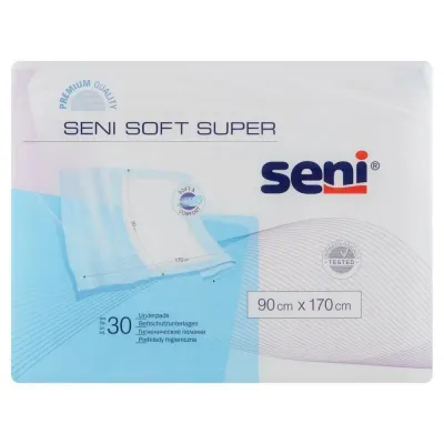 Гигиенические пелёнки Seni Soft Super, 90 x 170 см, 30 шт