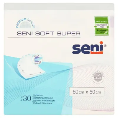 Гигиенические пелёнки Seni Soft Super, 60 x 60 см, 30 шт