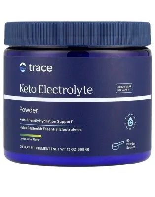 Электролиты Trace Minerals Keto Electrolyte Powder, без сахара, вкус лимона и лайма