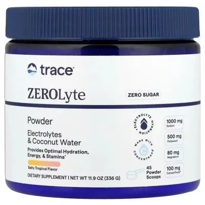 Электролиты Trace ZEROLyte Powder, вкус солёные тропические фрукты, порошок, 336 г