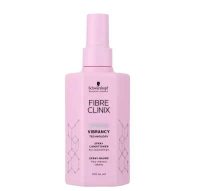 Несмываемый спрей-кондиционер Schwarzkopf Professional Fibre Clinix Vibrancy для защиты цвета, для окрашенных волос, 200 мл