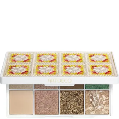 Палетка теней Artdeco Eyelights Palette из 8 оттенков, оттенок 02 Summer in Style, 8 x 1,6 г