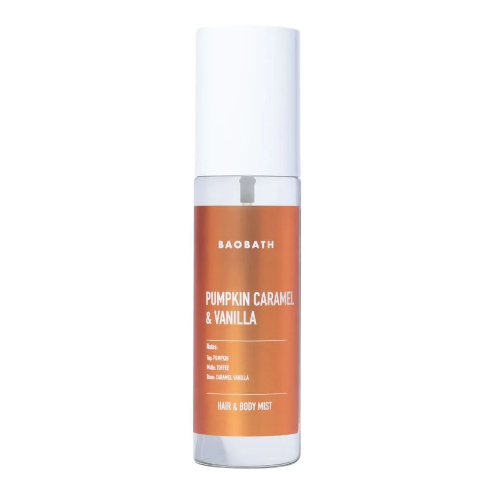 Спрей для тела и волос BaoBath Pumpkin Caramel & Vanilla
