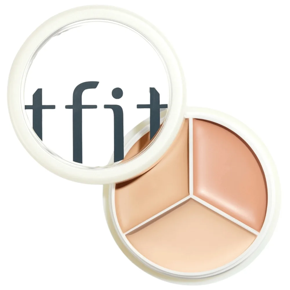 Палетка корректоров TFIT Cover Up Pro Concealer из трёх оттенков, оттенок 03 Cool