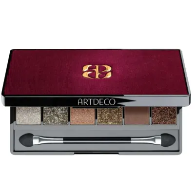 Палетка теней Artdeco Glitter Eyeshadow Palette Limited Edition с блёстками, оттенок 03 Touch of velvet