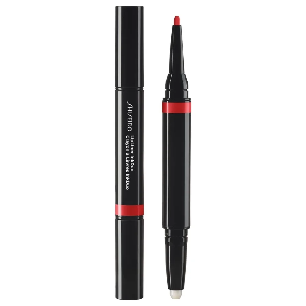 Карандаш для губ Shiseido InkDuo, с базой 2 в 1, оттенок 7 - Poppy