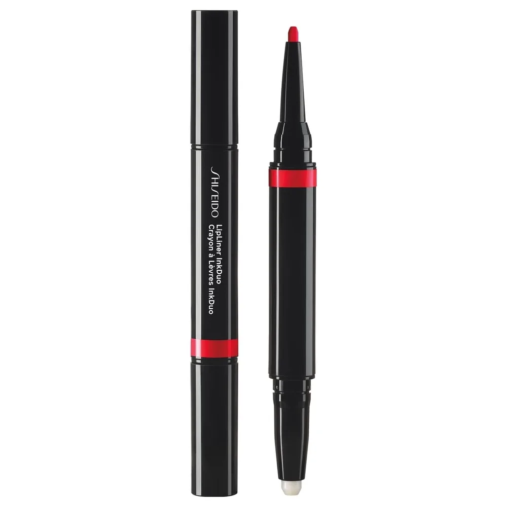 Карандаш для губ Shiseido InkDuo, с базой 2 в 1, оттенок 8 - True Red