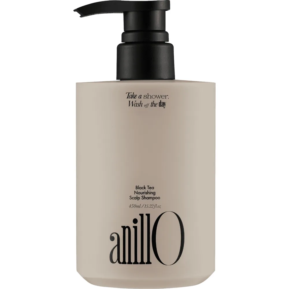 Шампунь Anillo Black Tea Nourishing Scalp питательный, укрепляющий