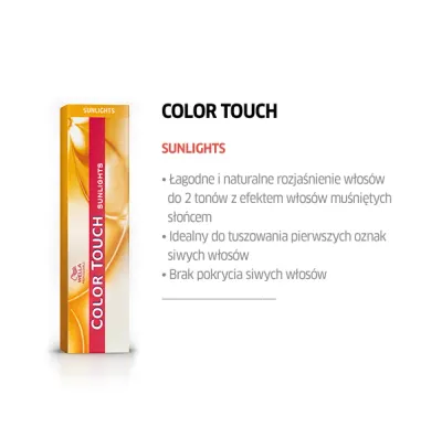 Полуперманентная краска Wella Professionals Color Touch Sunlights, тонирующий крем, 60 мл