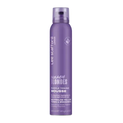Тонирующая пенка Lee Stafford Bleach Blondes Purple Toning Mousse, для осветлённых волос, 200 мл