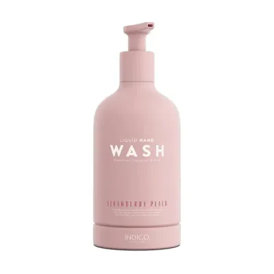 Жидкое мыло для рук Indigo Strawberry Peach, клубника и персик, 370 мл
