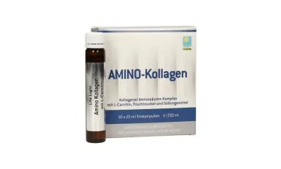 Коллаген Life Light Amino-Kollagen, с L-карнитином и витамином B6, 10 ампул по 25 мл
