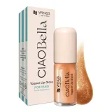 Блеск для губ AA Wings of Color Ciao Bella Topper Lip Gloss, топпер, оттенок 02 Walnut Glaze, 3,5 мл — фото 1