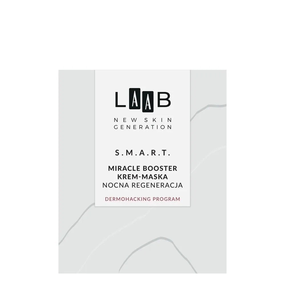 Ночной крем-маска для лица AA LAAB S.M.A.R.T. Dermohacking Program Miracle Booster антивозрастной, восстанавливающий, 50 мл