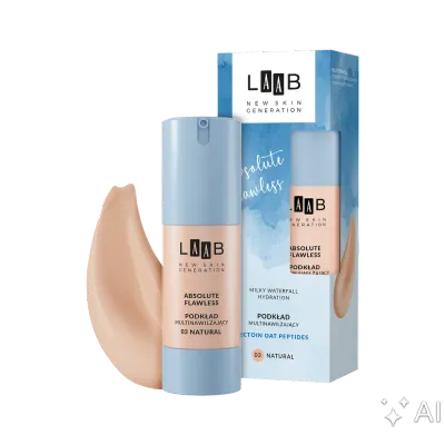 Тональная основа AA LAAB Milky Waterfall Hydration увлажняющая, для обезвоженной кожи, оттенок 03 Natural