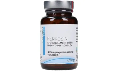 Железо Life Light Ferrosin, глюконат железа, 60 капсул