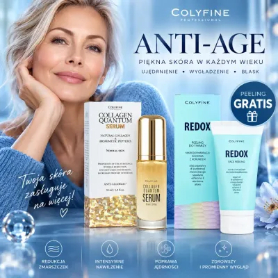 Набор Colyfine Kolagen Quantum Serum и Peeling Redox, антивозрастной, сыворотка 40 мл, пилинг 100 мл