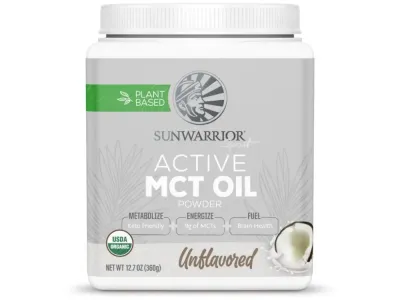 Масло MCT в порошке Sunwarrior MCT Oil Powder, органическое, без вкуса, 360 г