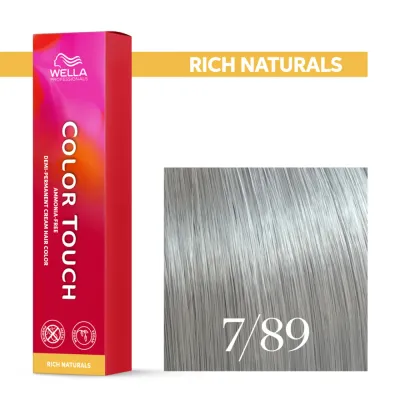 Тонирующая крем-краска Wella Professionals Color Touch без аммиака, оттенок 7/89, 60 мл