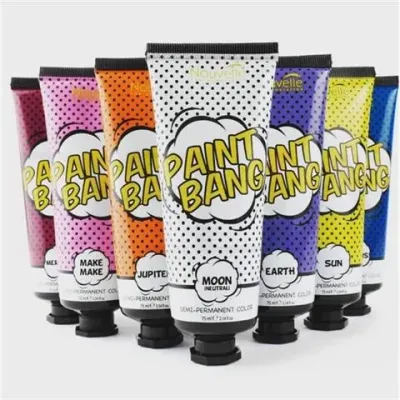 Прямой пигмент Nouvelle Paint Bang, полустойкий, до 20 мытья головы, 75 мл