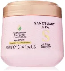 Баттер для тела Sanctuary Spa Lily & Rose, питательный, с маслом ши, 300 мл
