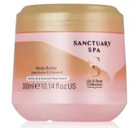 Баттер для тела Sanctuary Spa Lily & Rose Pearl, питательный, с маслами лилии и розы, 300 мл