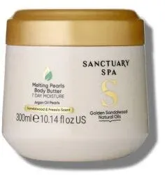 Баттер для тела Sanctuary Spa Golden Sandalwood, с жемчужинами арганового масла, увлажняющий, 300 мл