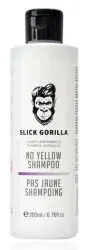 Оттеночный шампунь Slick Gorilla No Yellow против желтизны, для светлых и седых волос, 200 мл