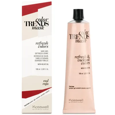 Полуперманентная краска Kosswell Color Trends Mask, кремовая, 100 мл, оттенок red