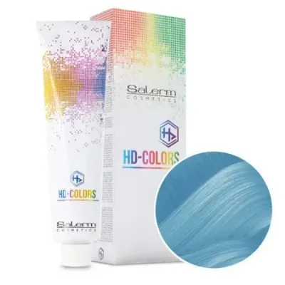 Полуперманентная краска Salerm HD Colors, без аммиака, 150 мл, оттенок mystic blue