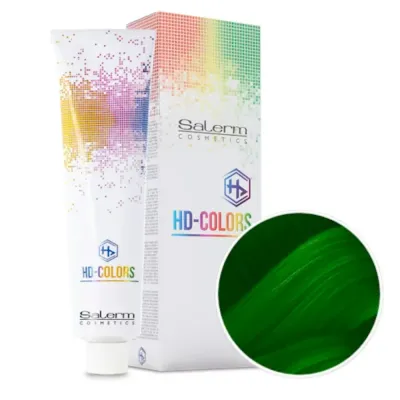 Полуперманентная краска Salerm HD Colors, без аммиака, 150 мл, оттенок green