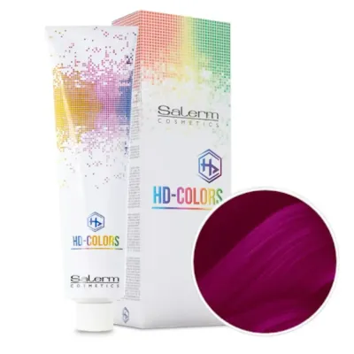 Полуперманентная краска Salerm HD Colors, без аммиака, 150 мл, оттенок purple