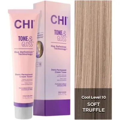 Тонер для волос CHI Tone & Gloss, оттенок Soft Truffle, 85 г