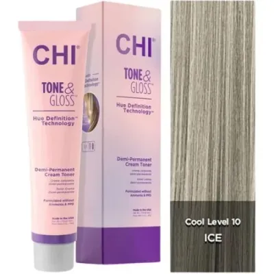 Тонер для волос CHI Tone & Gloss, оттенок Ice, 85 г