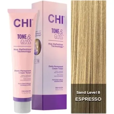 Тонер для волос CHI Tone & Gloss, оттенок Espresso, 85 г
