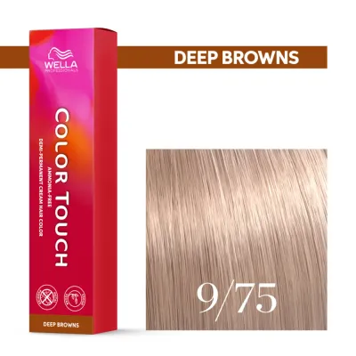 Тонирующий крем для волос Wella Professionals Color Touch, без аммиака, 60 мл, оттенок 9/75