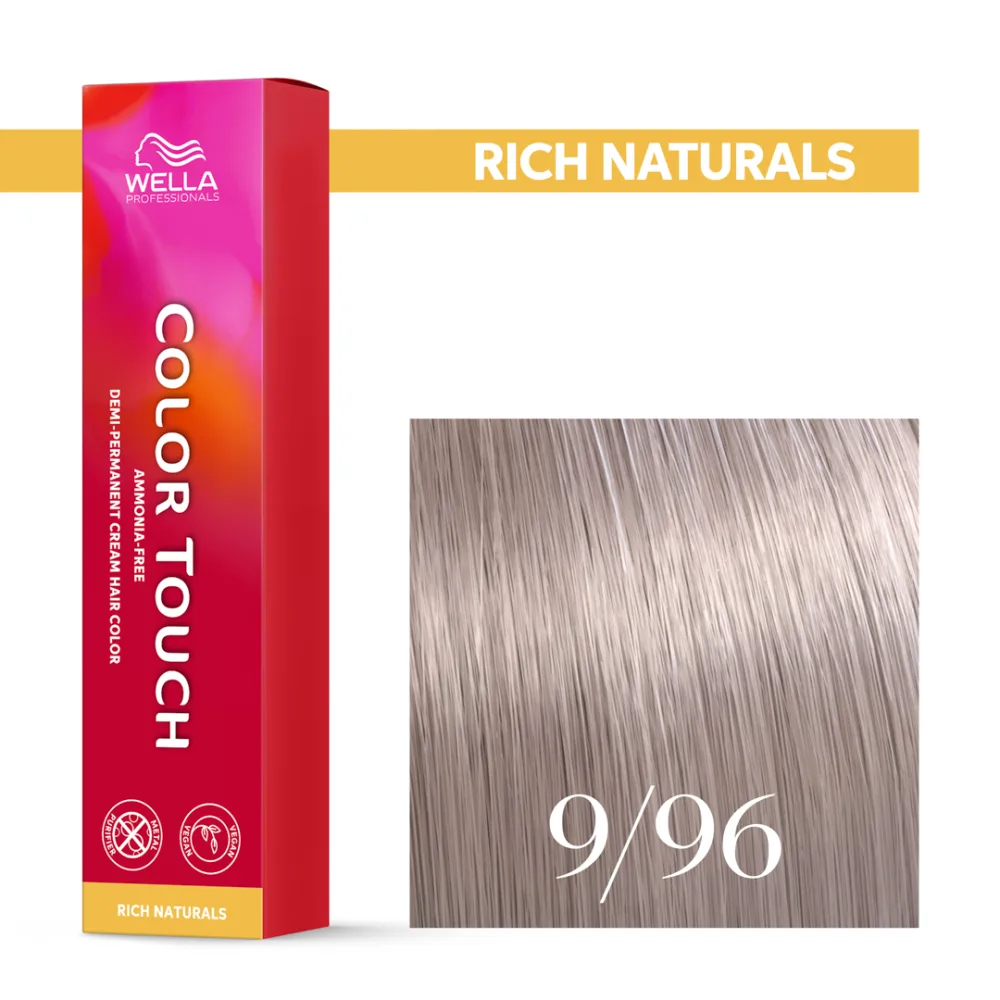 Тонирующий крем для волос Wella Professionals Color Touch, без аммиака, 60 мл, оттенок 9/96