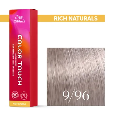 Тонирующий крем для волос Wella Professionals Color Touch, без аммиака, 60 мл, оттенок 9/96