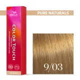 Тонирующий крем для волос Wella Professionals Color Touch, без аммиака, 60 мл, оттенок 9/03 — фото 1