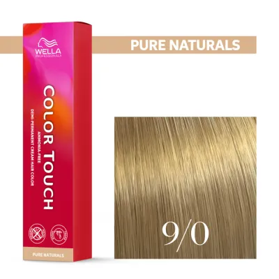 Тонирующий крем для волос Wella Professionals Color Touch, без аммиака, 60 мл, оттенок 9/0