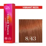 Тонирующий крем для волос Wella Professionals Color Touch, без аммиака, 60 мл, оттенок 8/43 — фото 1